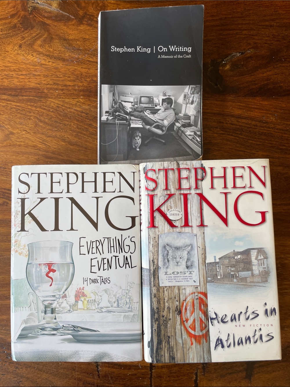 3 Stephen King Books: Hearts in Atlantis, Everything’s Eventual, On Writing